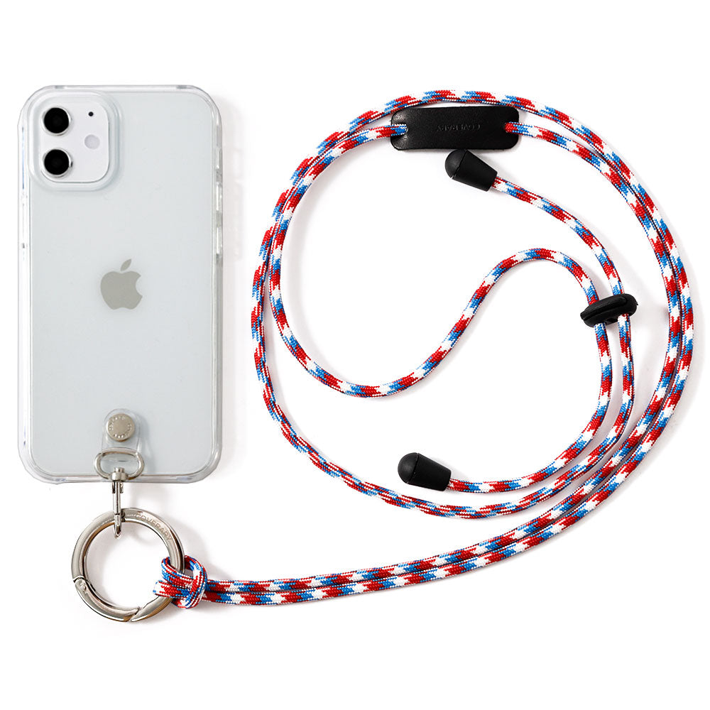 Clear case with ring shoulder strap, back case for iPhone series