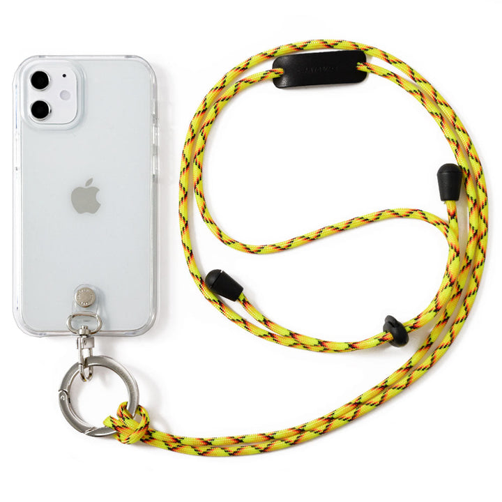 Clear case with ring shoulder strap, back case for Galaxy series