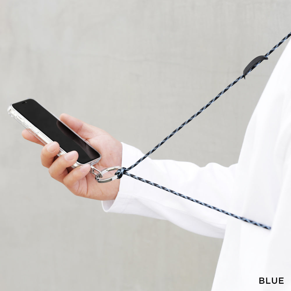 Clear case with ring shoulder strap, back case for AQUOS series