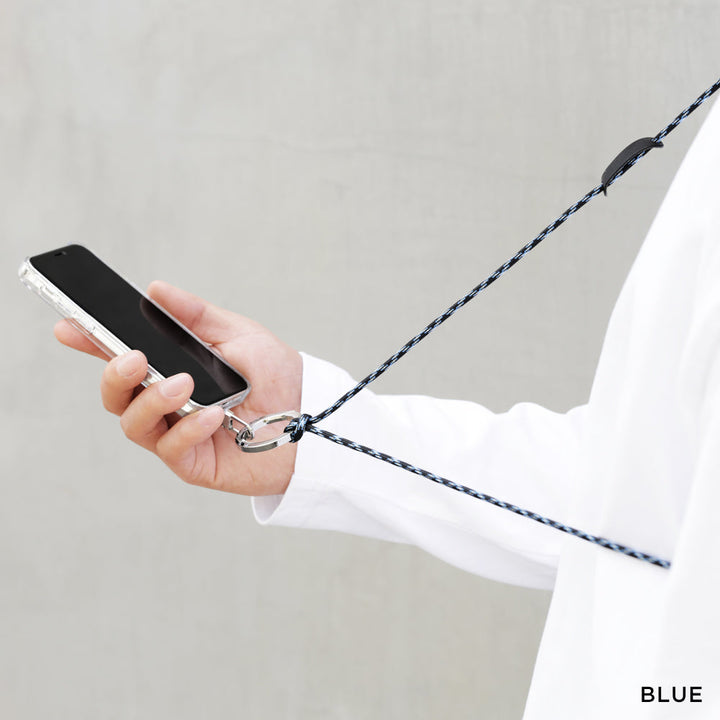 Clear case with ring shoulder strap, back case for AQUOS series