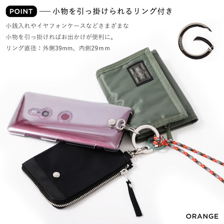 Clear case with ring shoulder strap, back case for iPhone series