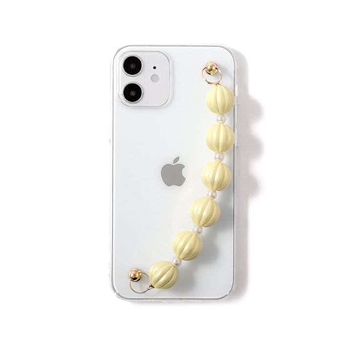 Coque transparente avec breloque en forme de coquillage et sangle de main, coque arrière pour la série Google Pixel