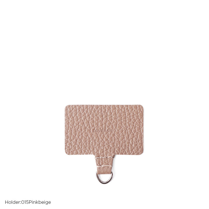 Coque transparente Cuir véritable 32 couleurs Cuir italien grainé Ensemble support arrière