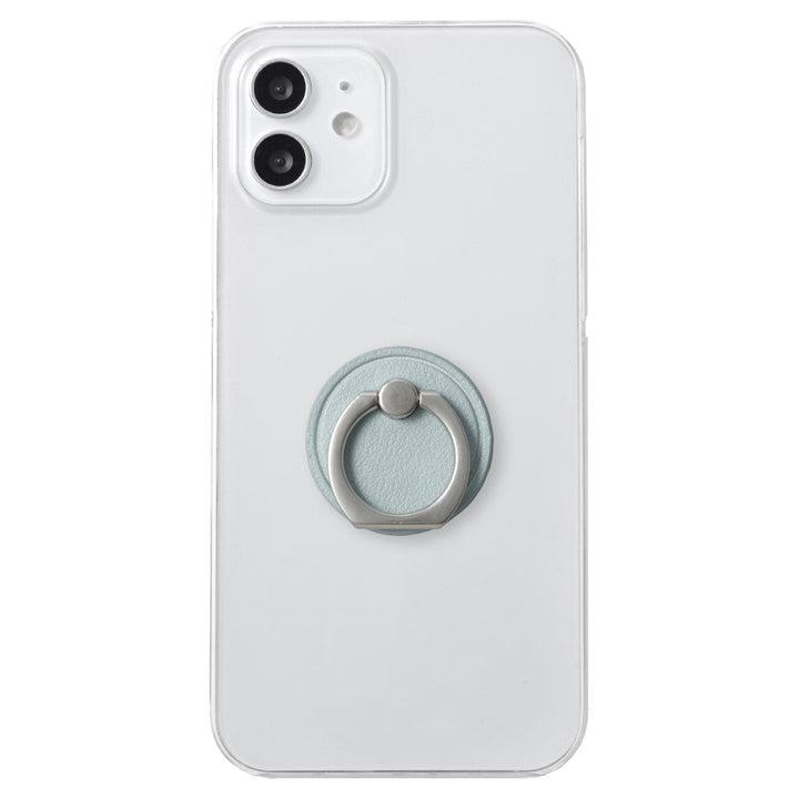 Clear Case Vegan Leather Smooth Fabric Muted Color With Smartphone Ring Back Case Google Pixel Series