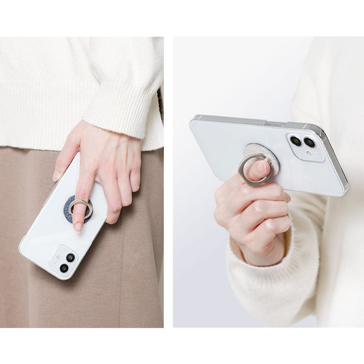 クリアケース 本革 32色 イタリアンシュリンクレザー スマホリング付き 背面ケース Google Pixelシリーズ