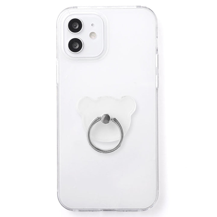 Coque transparente avec anneau pour smartphone, coque arrière pour la série Google Pixel