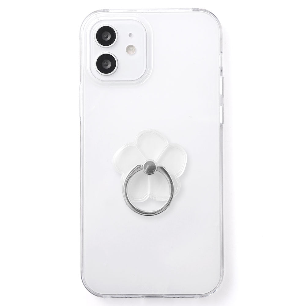 Coque transparente avec anneau pour smartphone, coque arrière pour la série Google Pixel