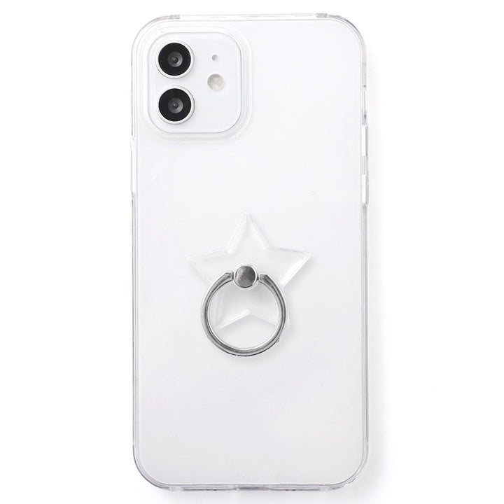 クリアケース スマホリング付き 背面ケース Xperiaシリーズ