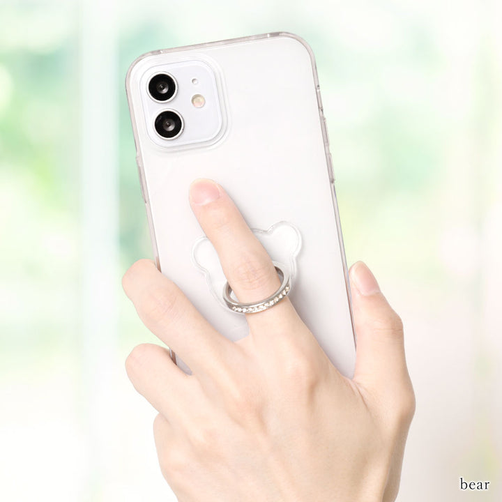 Coque transparente avec anneau pour smartphone, coque arrière pour la série Google Pixel