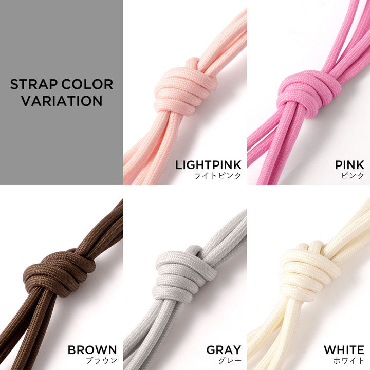 Clear case with shoulder strap & mini clear pouch, back case for Galaxy series