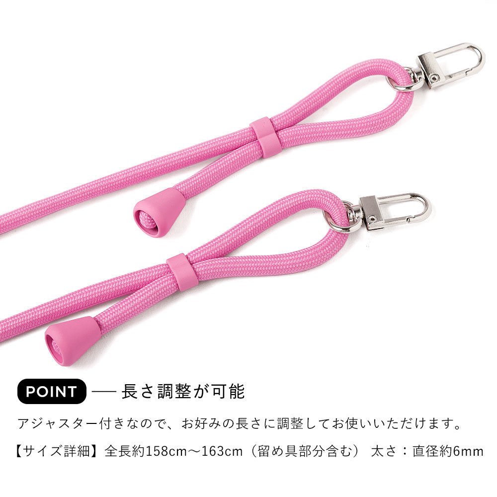 クリアケース ショルダーストラップ＆ミニクリアポーチ付き 背面ケース Xperiaシリーズ