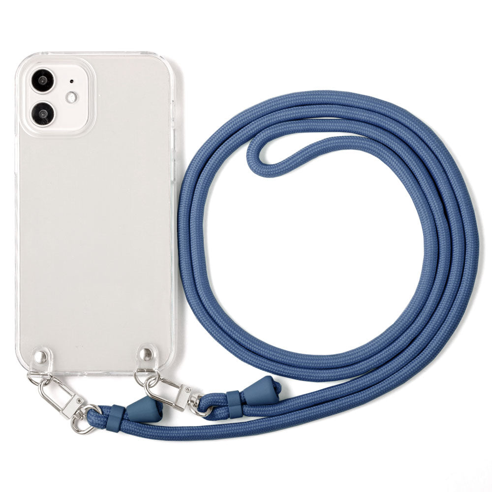 Clear case with shoulder strap, basic, back case for B iPhone series