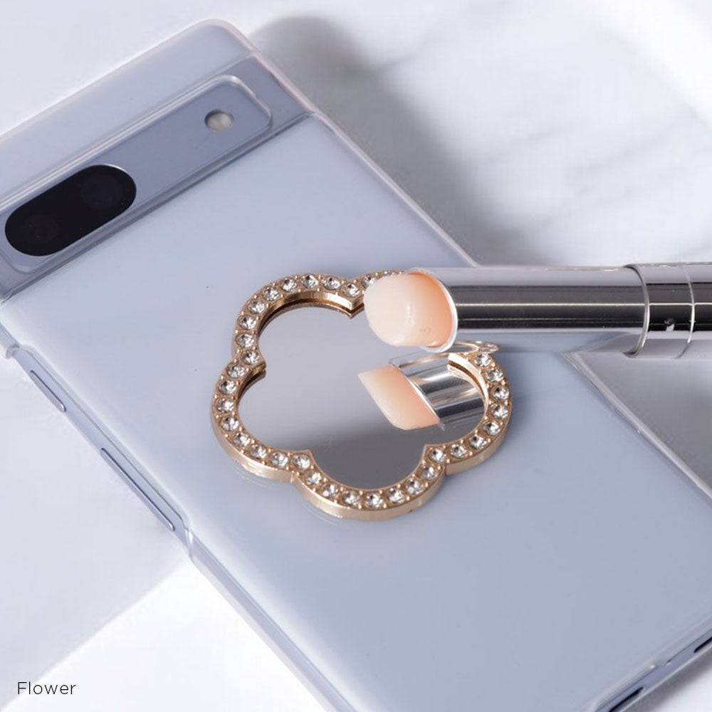 Clear case with mirror and stones, back case for iPhone series