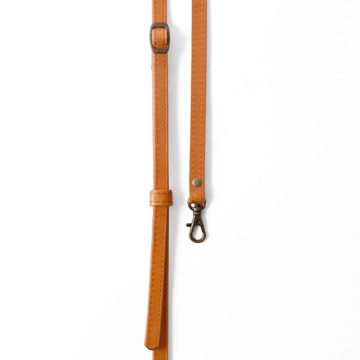 Clear case genuine leather Tochigi leather stainless steel mirror with shoulder strap back case AQUOS series