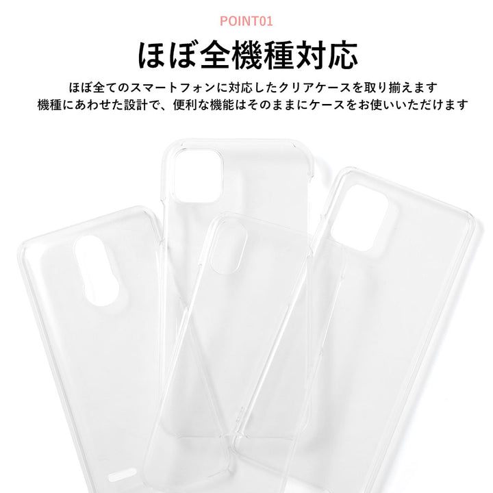 Clear case printed with dog pattern back case