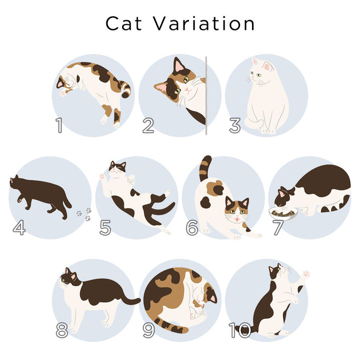 Coque arrière imprimée en plastique transparent avec motif de chat pour la série Google Pixel