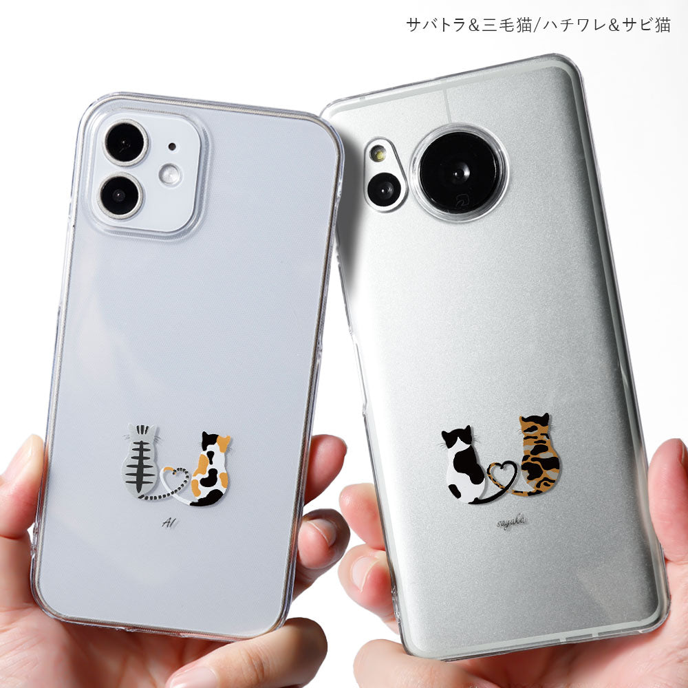 Clear Case Print Cat Personalized Back Case Xperia Series