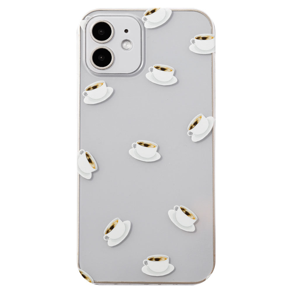 Clear Case Print Coffee Shop Back Case