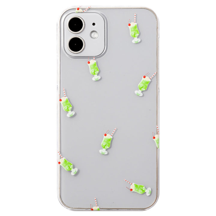 Clear Case Print Coffee Shop Back Case