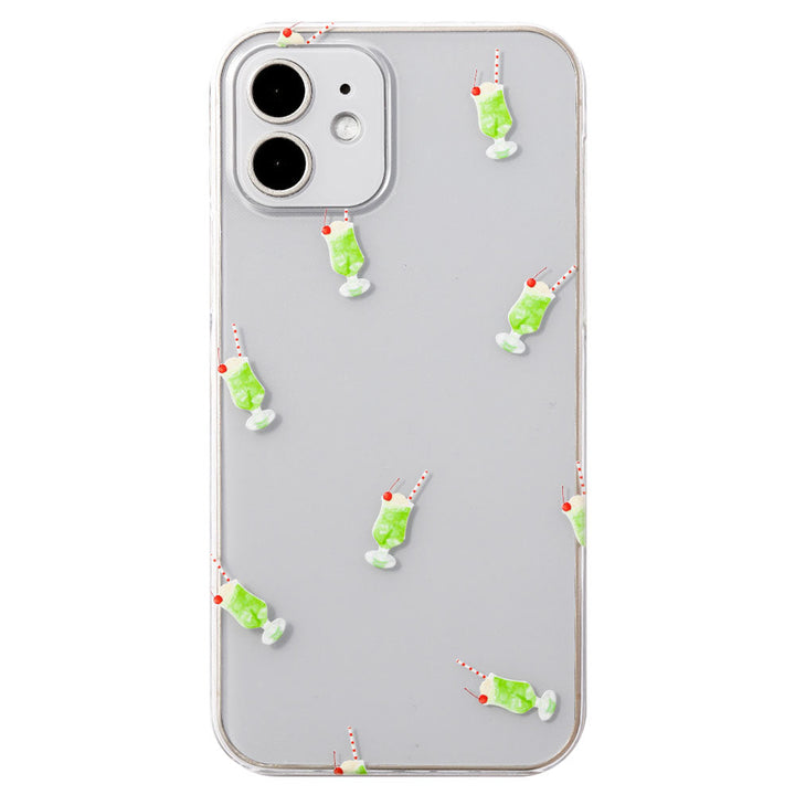 Coque transparente imprimée café arrière pour la série Google Pixel