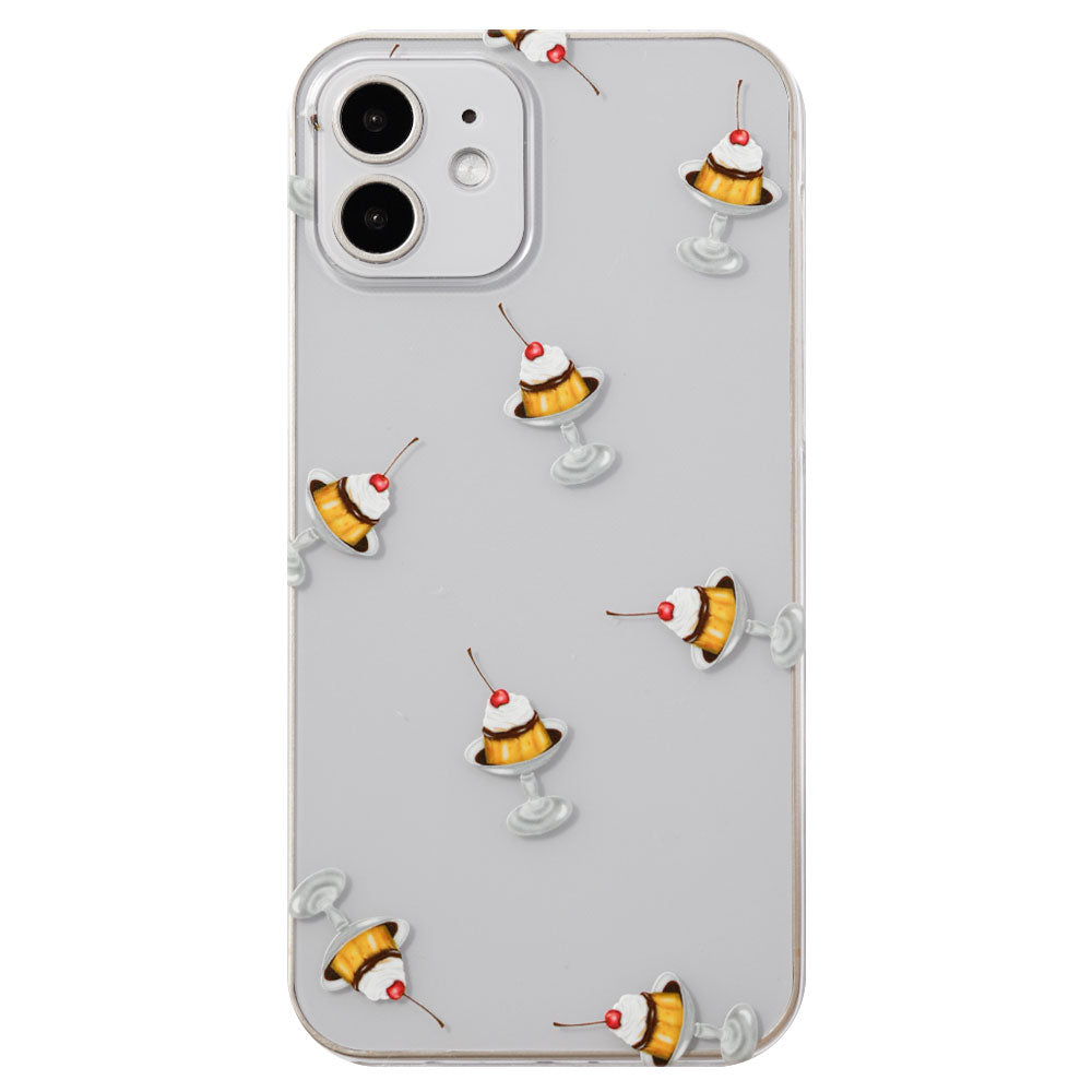 クリアケース プリント 喫茶店 背面ケース iPhoneシリーズ
