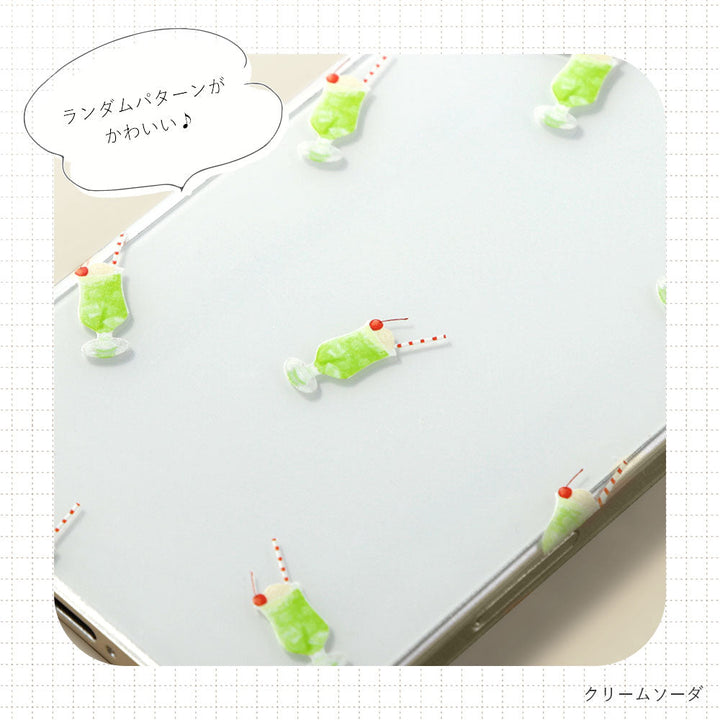 クリアケース プリント 喫茶店 背面ケース iPhoneシリーズ