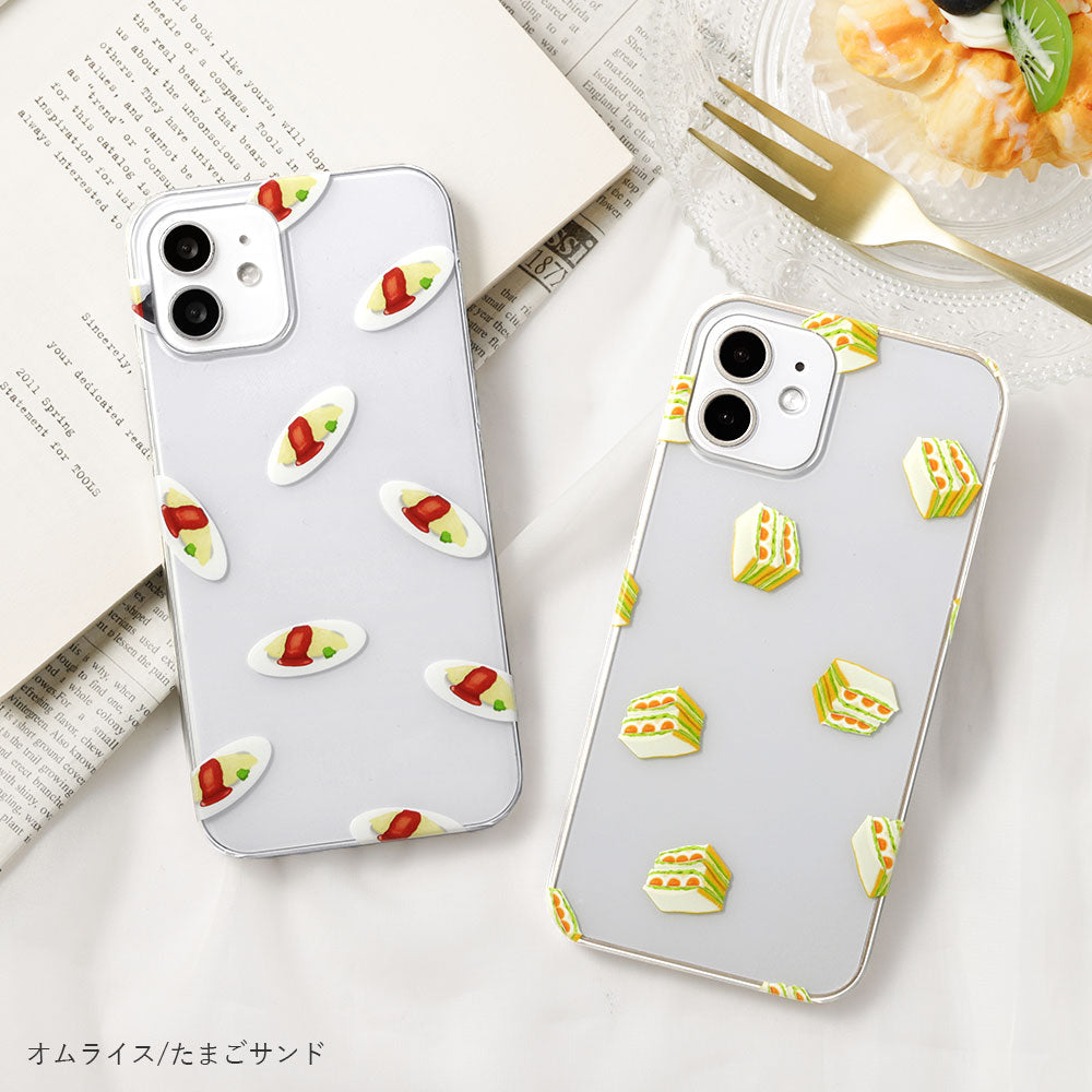 クリアケース プリント 喫茶店 背面ケース iPhoneシリーズ