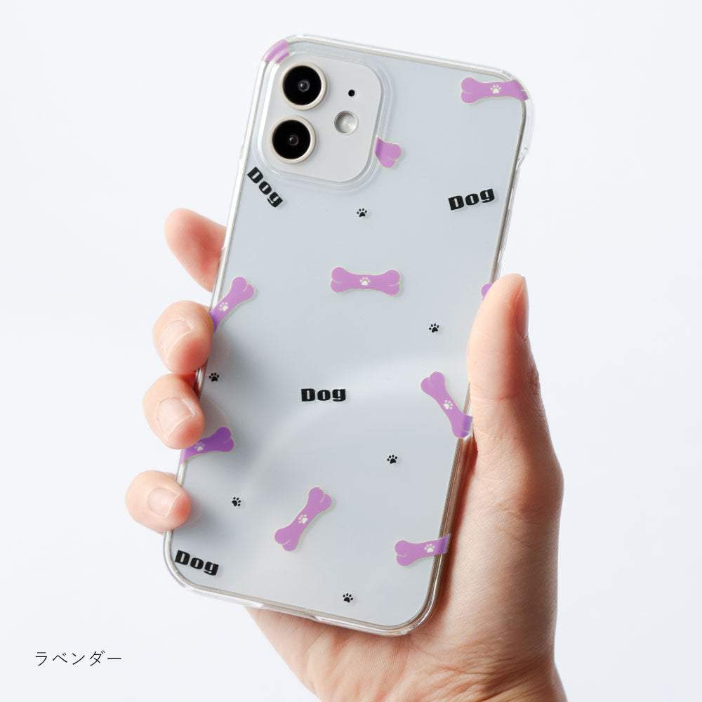 Clear Case Printed Dog Pattern Back Case Xperia Series