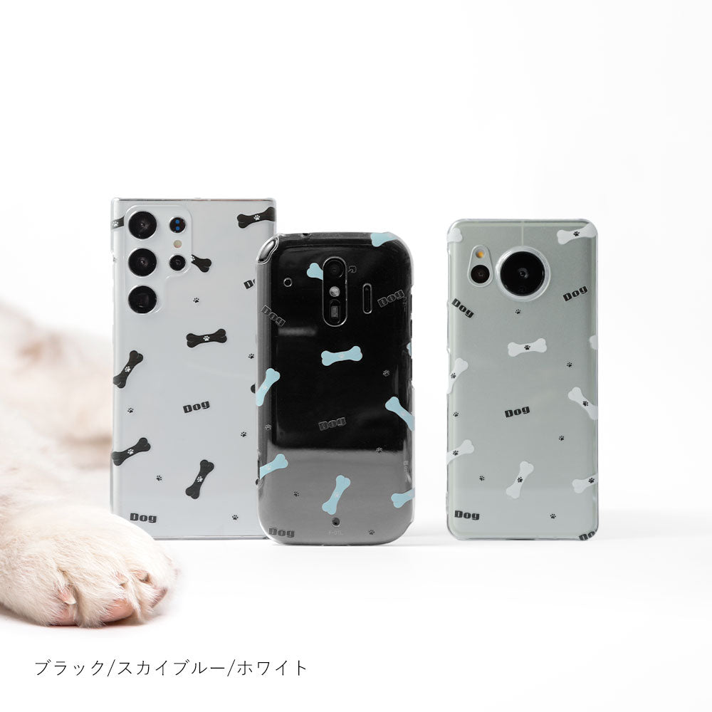 Clear Case Printed Dog Pattern Back Case Xperia Series