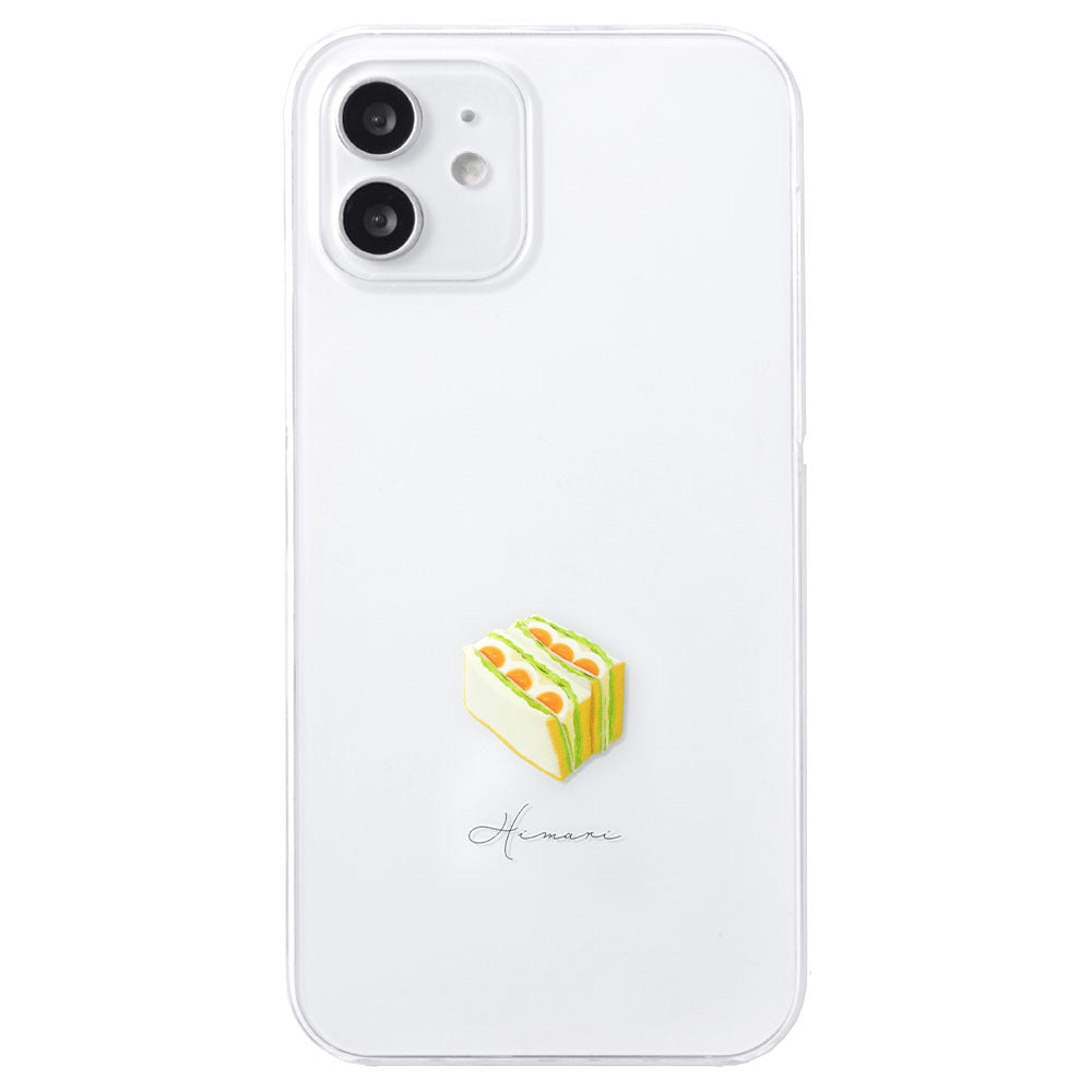 Clear Case Print Coffee Shop One Point Name Engraving Back Case Galaxy Series