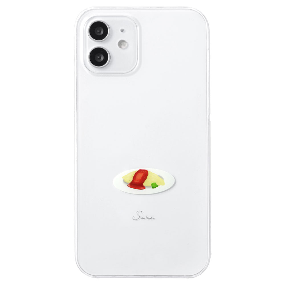 Clear Case Print Coffee Shop One Point Name Engraving Back Case