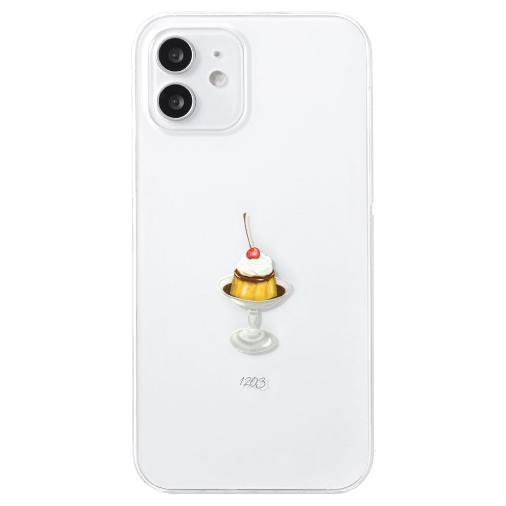 Coque transparente imprimée café point unique avec nom personnalisé coque arrière série AQUOS