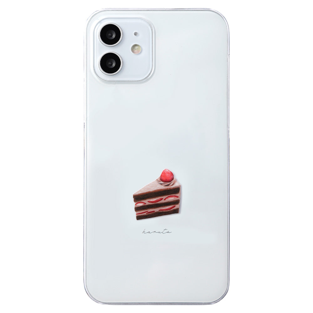 Clear Case Print Sweets One Point Name Engraving Back Case