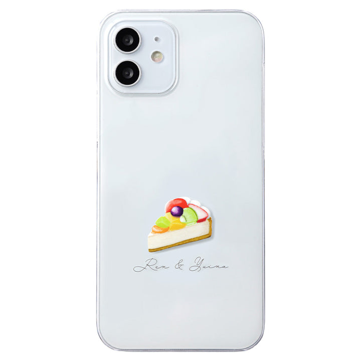 Clear Case Print Sweets One Point Name Engraving Back Case