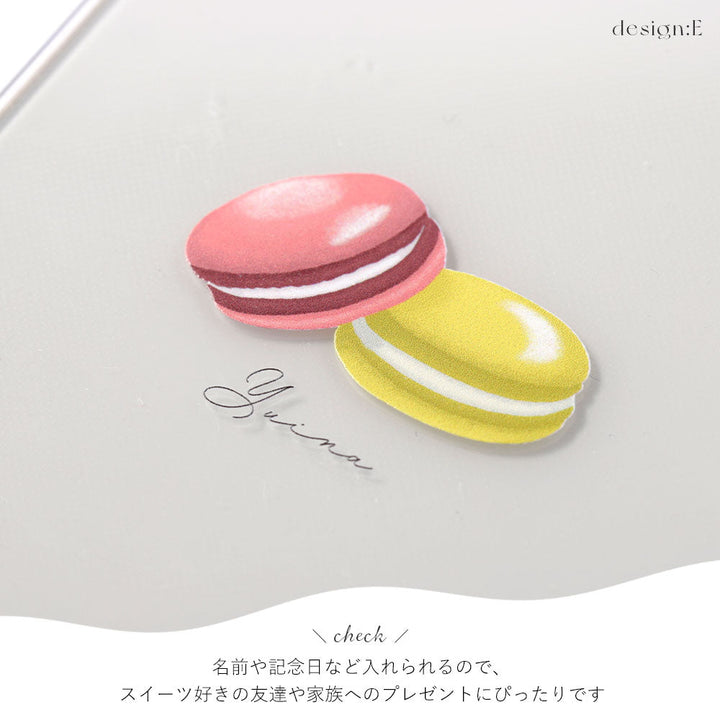 Clear Case Print Sweets One Point Name Engraving Back Case