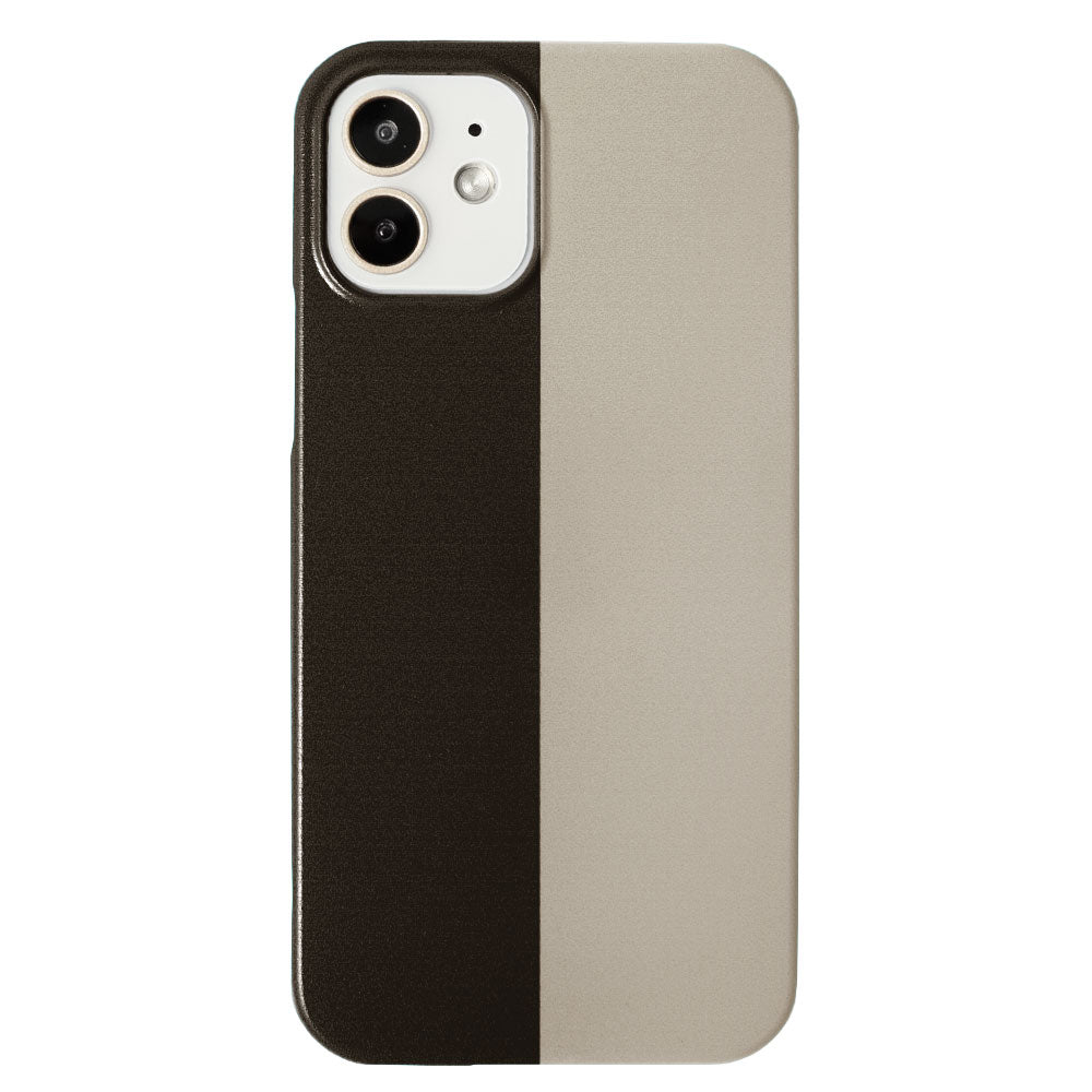 Clear case print two-tone color back case