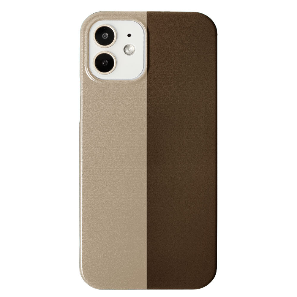 Clear case print two-tone color back case AQUOS series