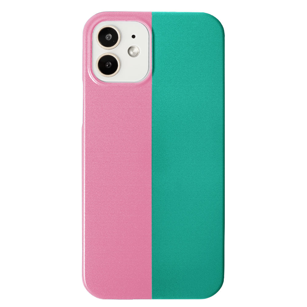 Clear case print two-tone color back case