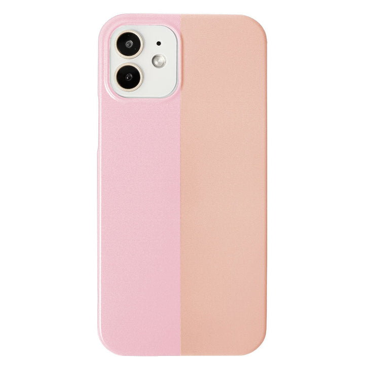 Clear case print two-tone color back case