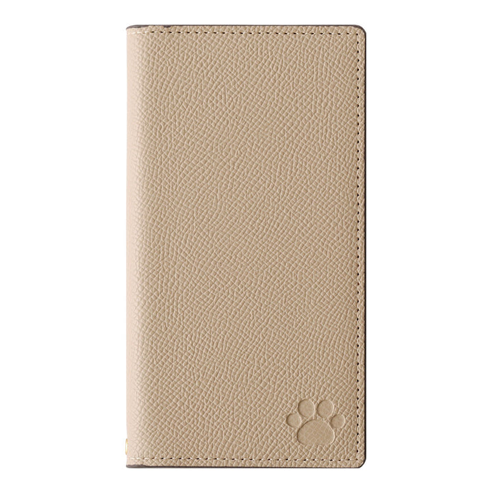 ヴィーガンレザー ネコ型ポケット バイカラー スタンド機能 手帳型ケース AQUOSシリーズ