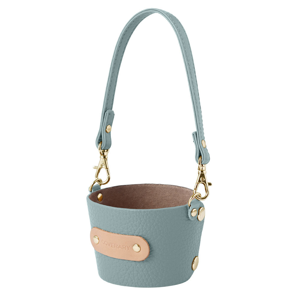 Genuine leather Italian shrink leather cup holder