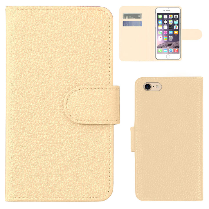 Vegan Leather Basic Leather-Style Wallet Case (with Belt) AQUOS Series