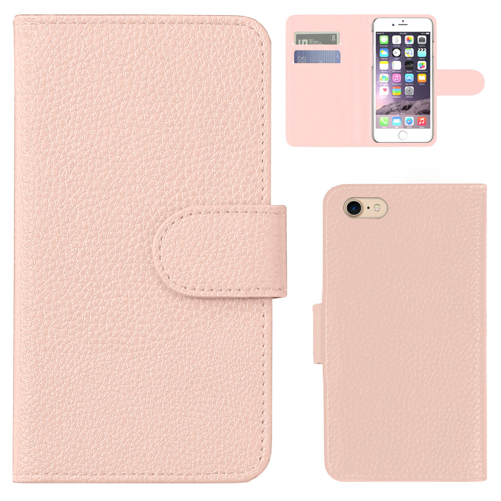 Vegan Leather Basic Leather-Style Wallet Case (with Belt) for Xperia Series