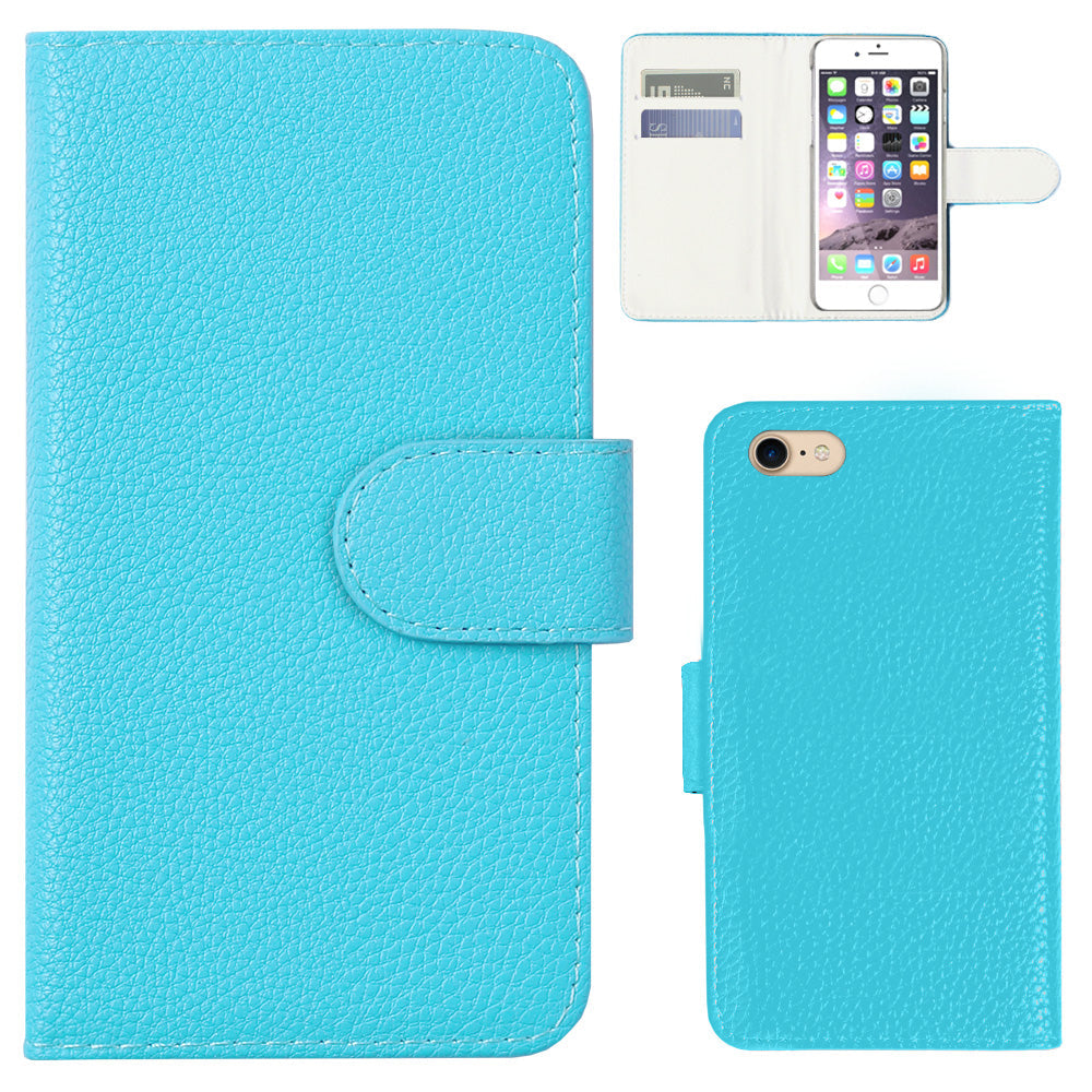 Vegan Leather Basic Leather-Style Wallet Case (with Belt) for Xperia Series