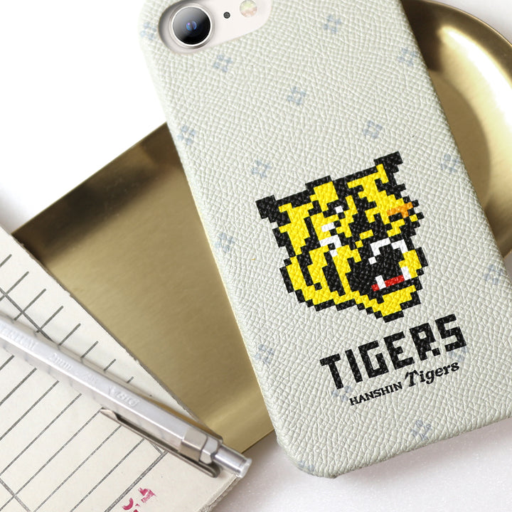 Hanshin Tigers × COVERARY 2025 Cuir véritable Illustration à points Avec motif de fond Coque arrière en collaboration (6 types au total)