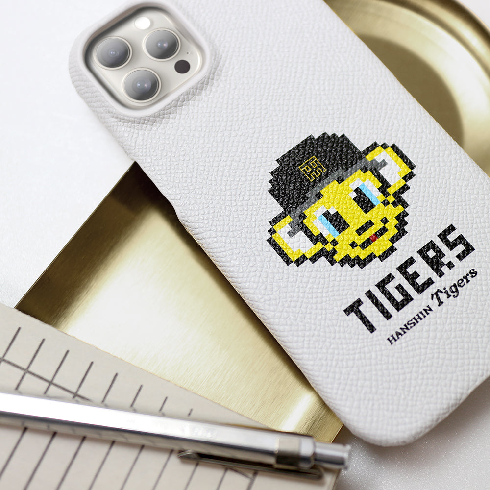 Hanshin Tigers × COVERARY 2025 Étui arrière en cuir véritable avec illustration à pois en collaboration (6 types au total)