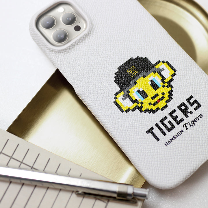 Hanshin Tigers × COVERARY 2025 Étui arrière en cuir véritable avec illustration à pois en collaboration (6 types au total)