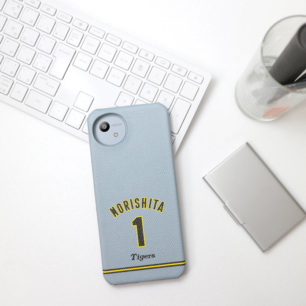 Hanshin Tigers × COVERARY 2025 Cuir Véritable Numéro de Dos Étui Collaboratif