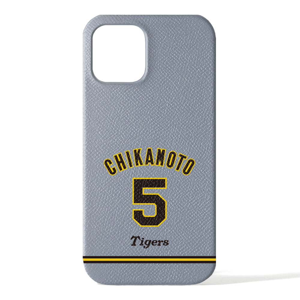 Hanshin Tigers × COVERARY 2025 Cuir Véritable Numéro de Dos Étui Collaboratif
