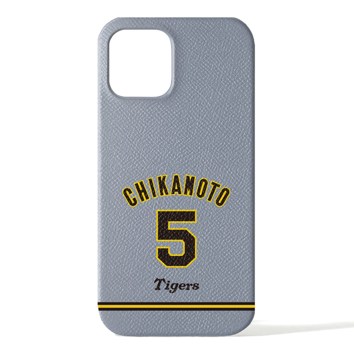 Hanshin Tigers × COVERARY 2025 Cuir Véritable Numéro de Dos Étui Collaboratif